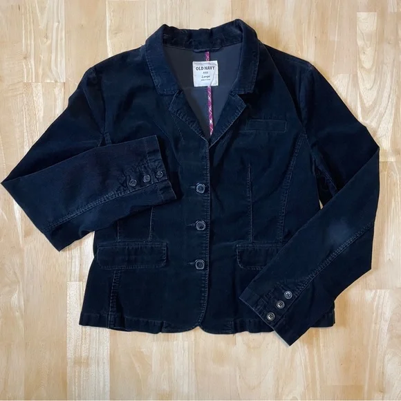 Old Navy Corduroy Blazer - Black - Picture 3 of 16